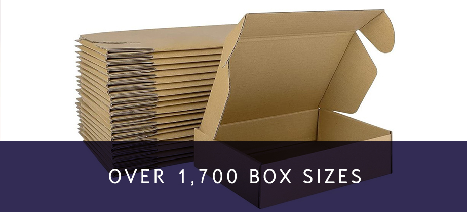 Corrugated boxes. Huge selection of boxes in stock.